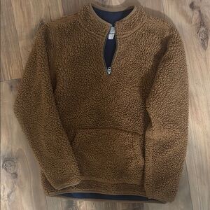 Men's Brown Sherpa Sweater